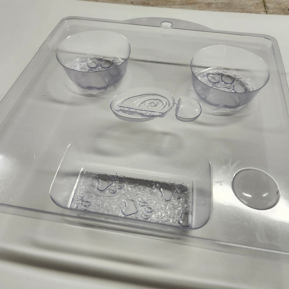 5 Cavity Plastic Mold Dog Variety - Wixy Soap - Soap Supply