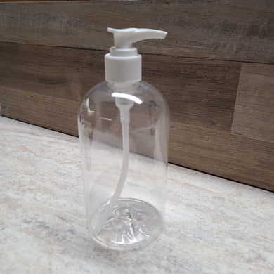 500 ml Clear pump bottle - Wixy Soap - Soap Supply