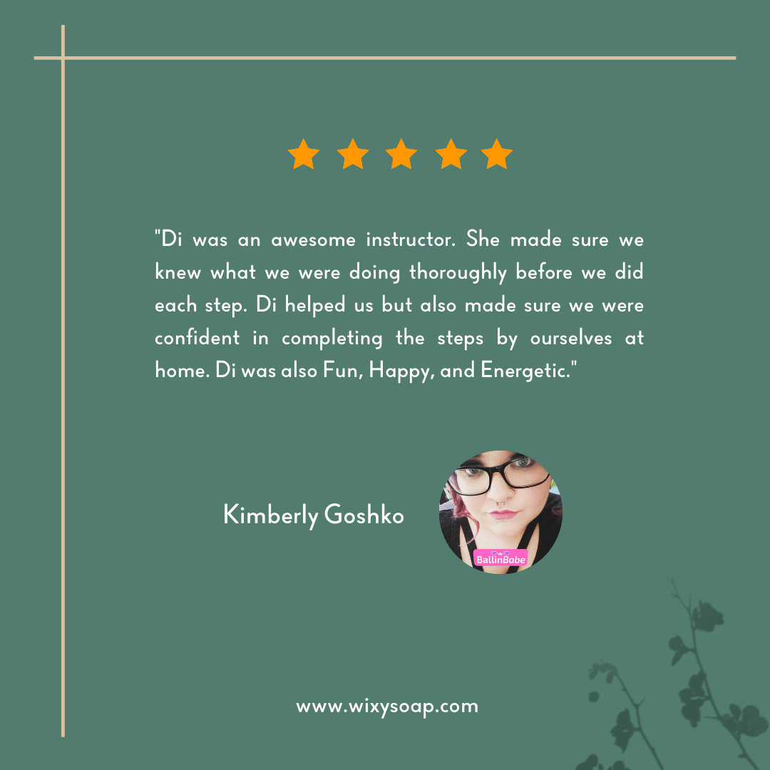 Bath Bomb Class ONLINE - Wixy Soap - Service