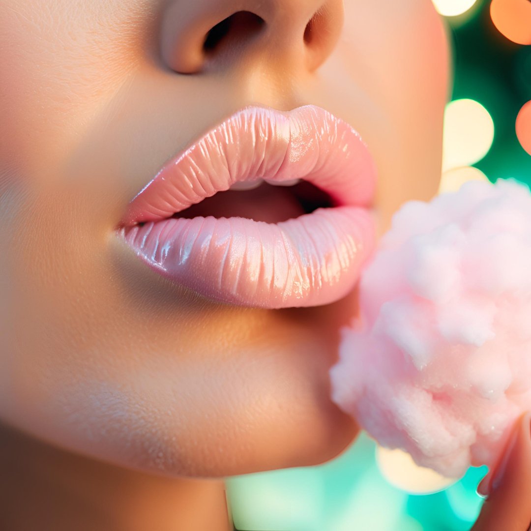 Cotton Candy Lip Balm - Unsweetened Flavor - Wixy Soap - Lip Balm Flavour