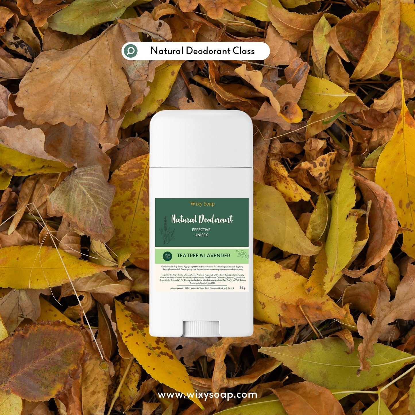 Deodorant Class Natural & Aluminum-Free - Wixy Soap - Service