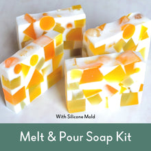 Load image into Gallery viewer, Melt and Pour Soap Making Kit with Silicone Mold - Wixy Soap - Soap Supply
