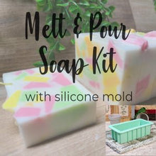 Load image into Gallery viewer, Melt and Pour Soap Making Kit with Silicone Mold - Wixy Soap - Soap Supply
