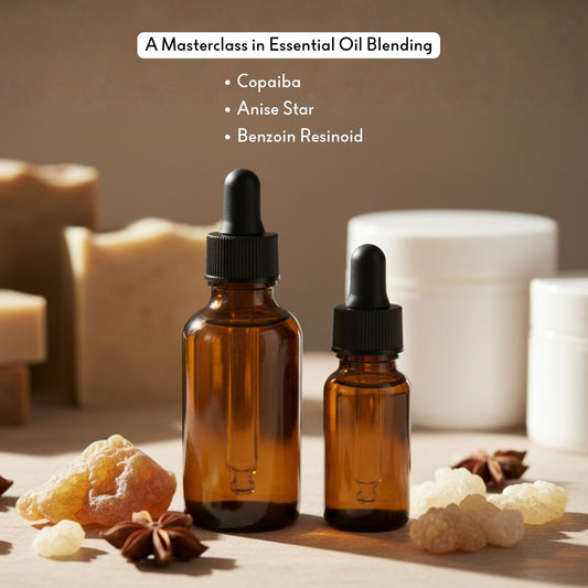 A Masterclass in Essential Oil Blending: Copaiba, Anise Star, and Benzoin Resinoid - Wixy Soap