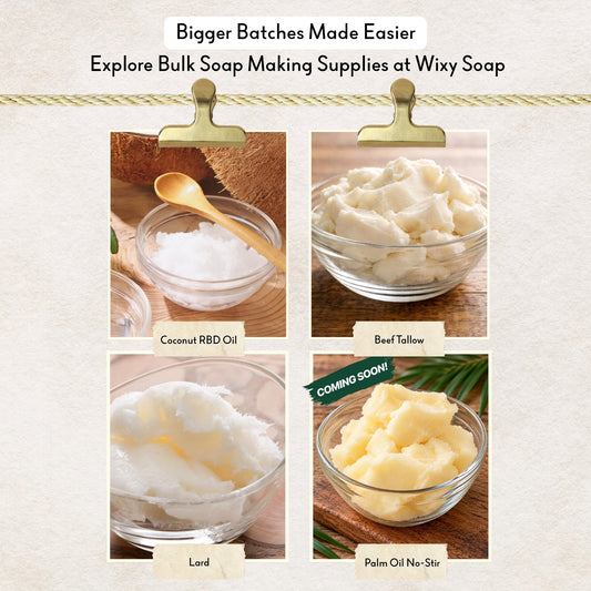 Bigger Batches Made Easier: Explore Bulk Soap Making Supplies at Wixy Soap - Wixy Soap