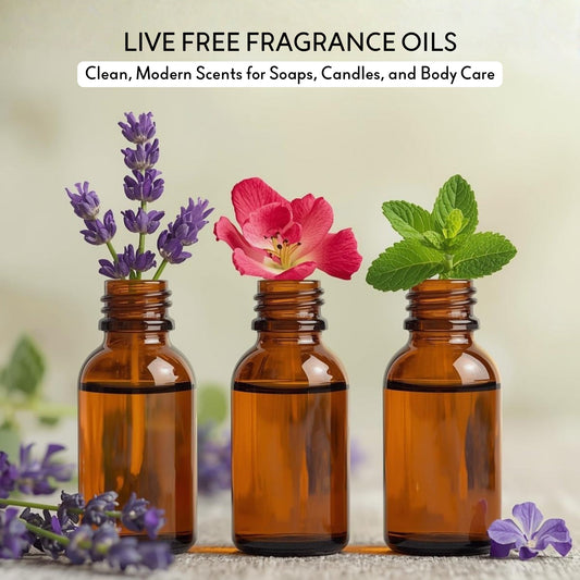 Live Free Fragrance Oils: Clean, Modern Scents for Soaps, Candles, and Body Care - Wixy Soap