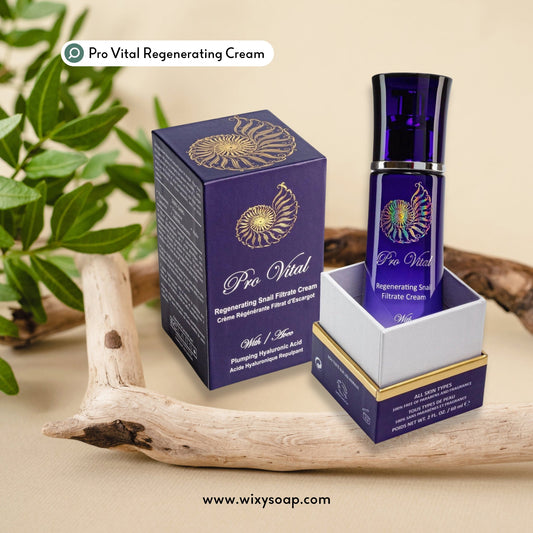 Pro Vital Regenerating Cream: Unlocking Timeless Beauty with Snail Mucin - Wixy Soap
