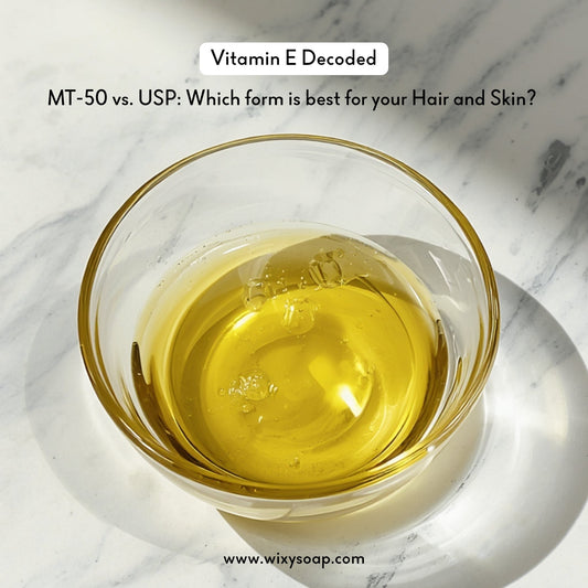 Vitamin E Decoded: MT-50 vs. USP Which form is best for your Hair and Skin? - Wixy Soap