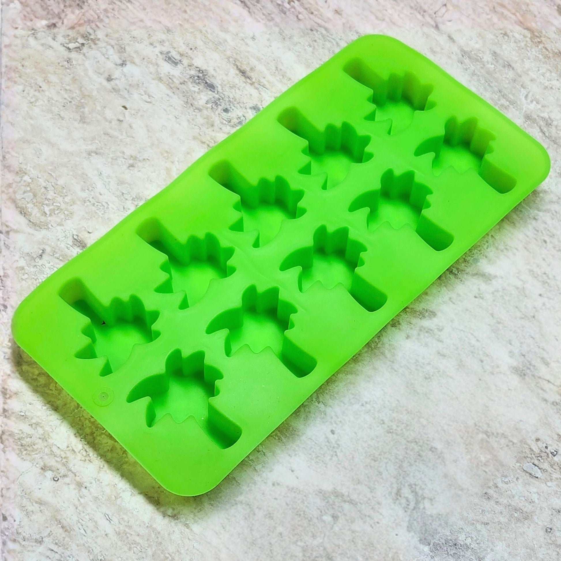 10 Cavity Pine Tree Silicone Mold - Wixy Soap - Soap Supply