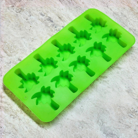 10 Cavity Pine Tree Silicone Mold - Wixy Soap - Soap Supply