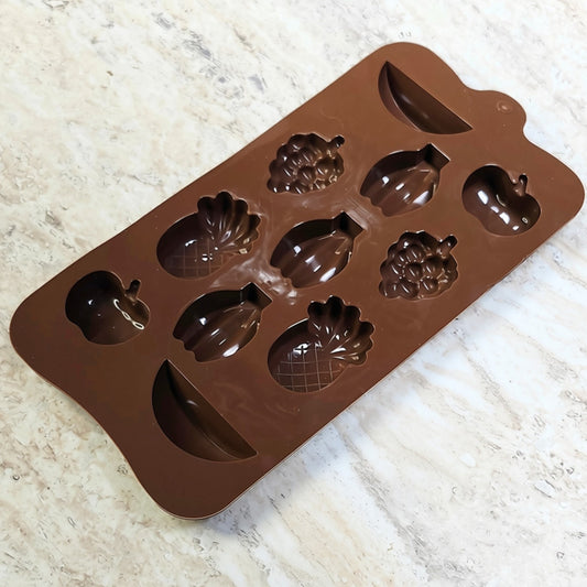 11 Cavity Fruits Silicone Mold - Wixy Soap - Soap Supply