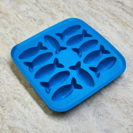 12 Cavity Fish Plastic Mold - Wixy Soap - Soap Supply