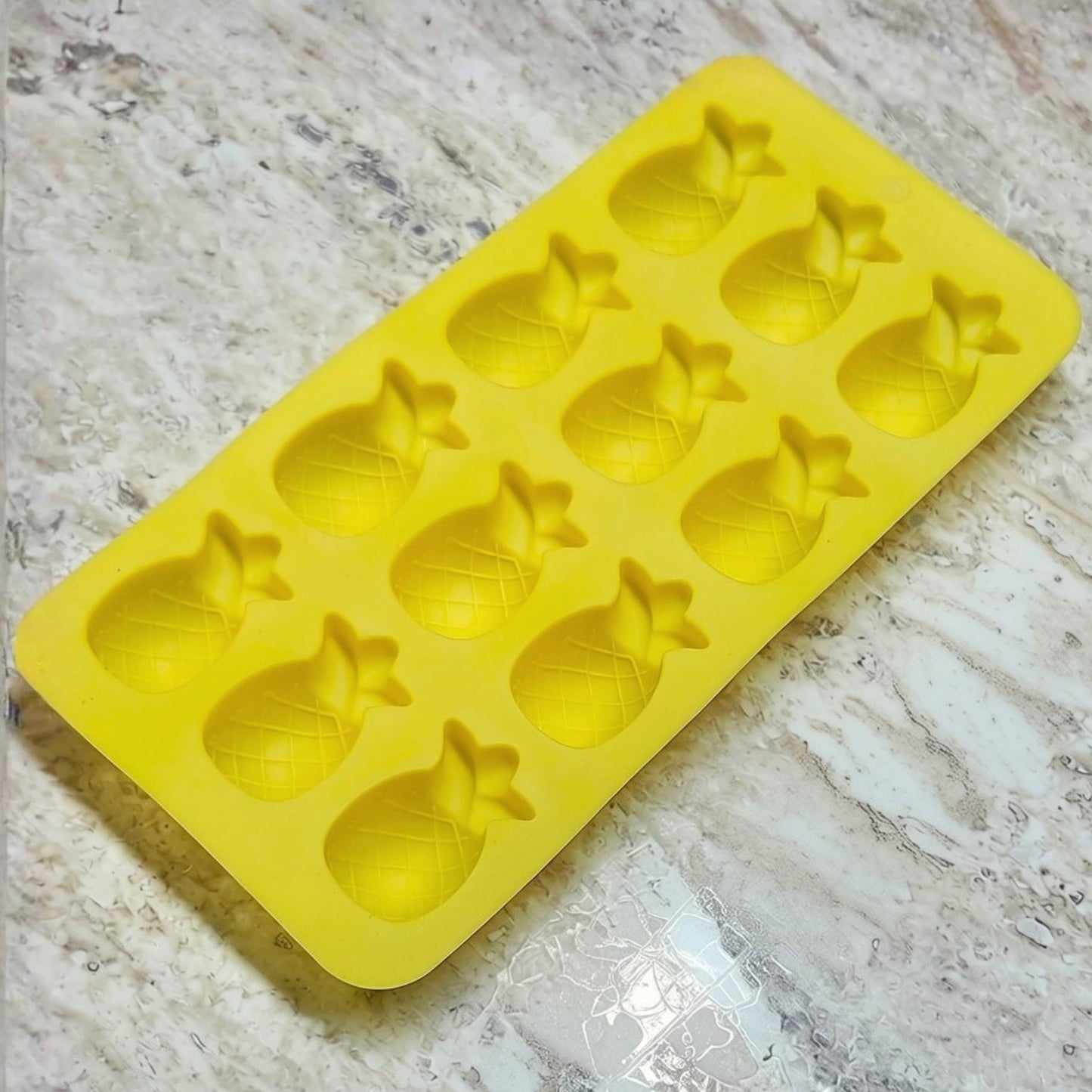 12 Cavity Pineapple Silicone Mold - Wixy Soap - Soap Supply