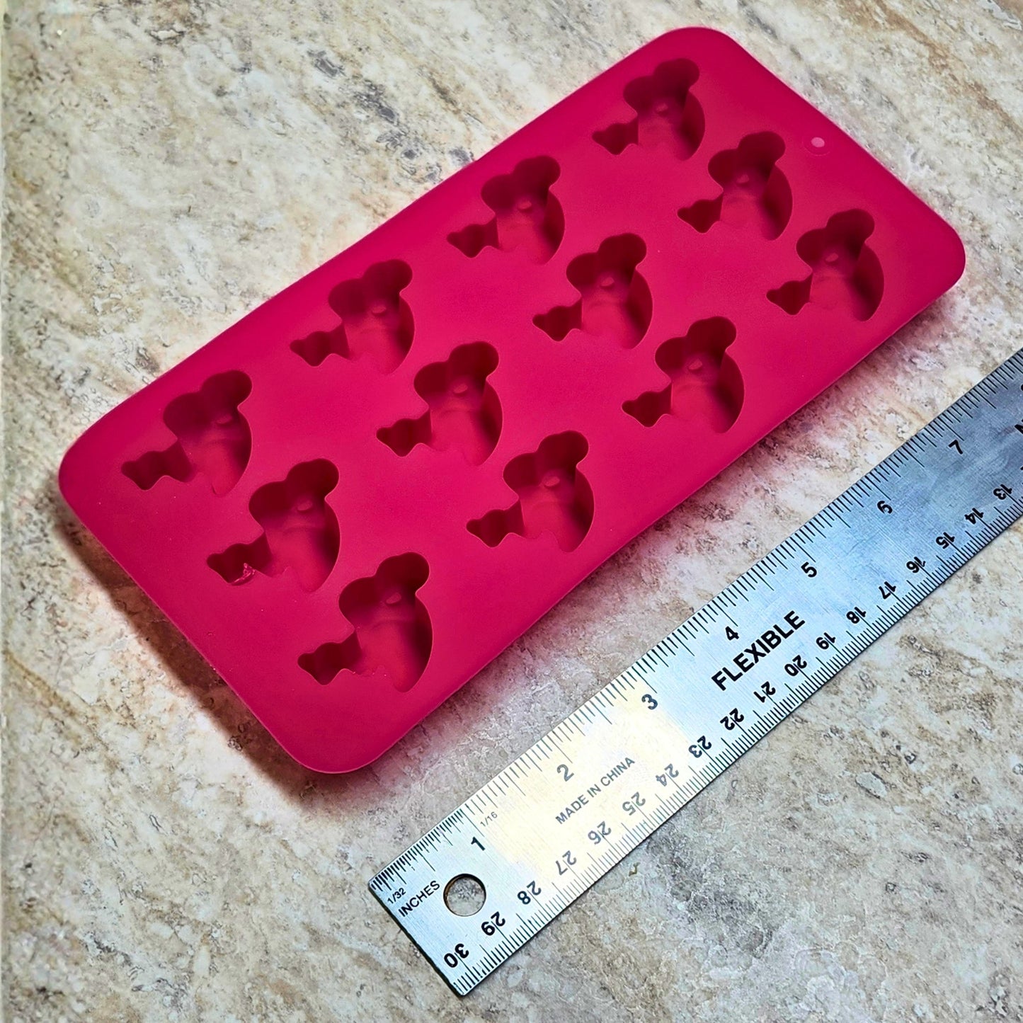 12 Cavity Rabbit Silicone Mold - Wixy Soap - Soap Supply
