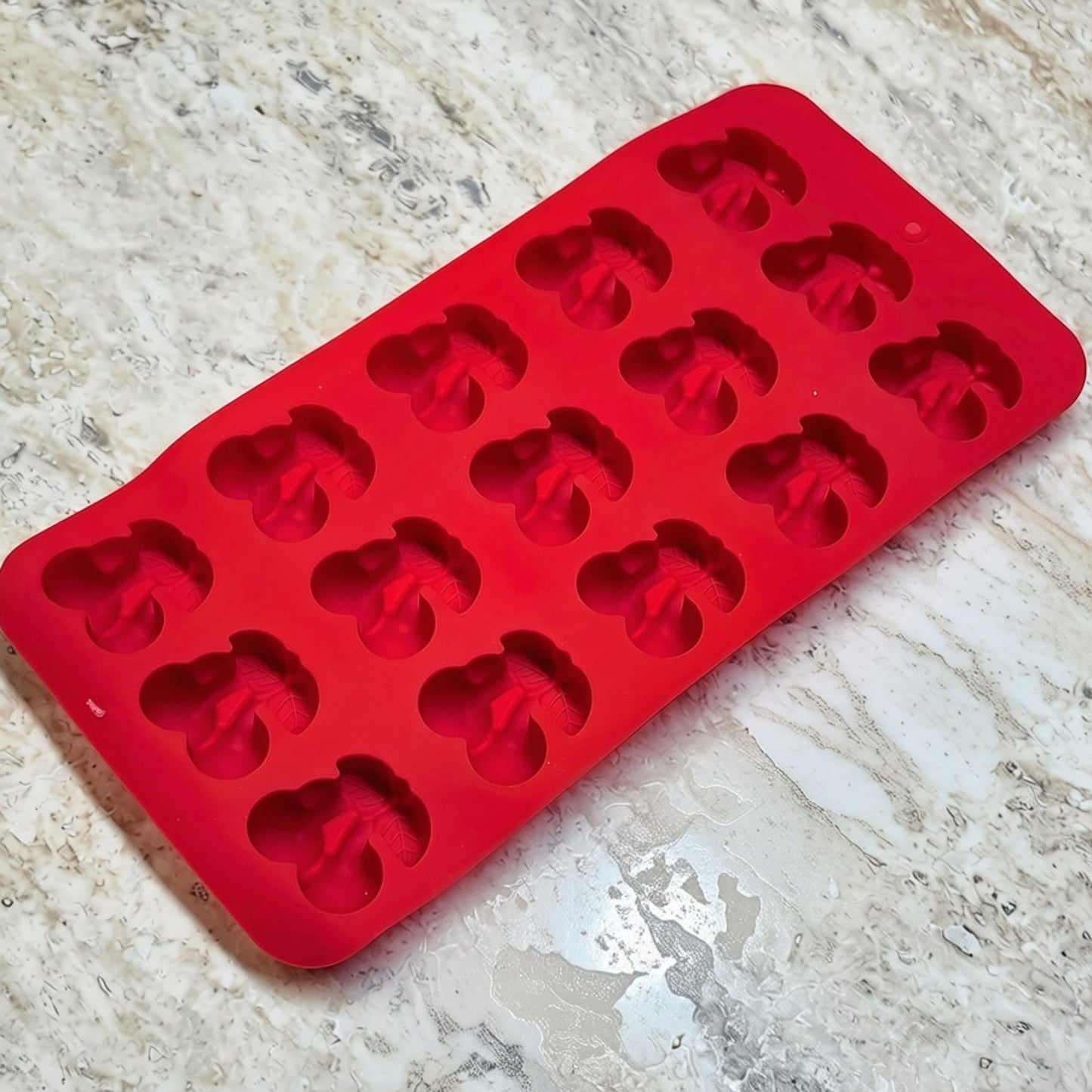 15 Cavity Cherry Silicone Mold - Wixy Soap - Soap Supply
