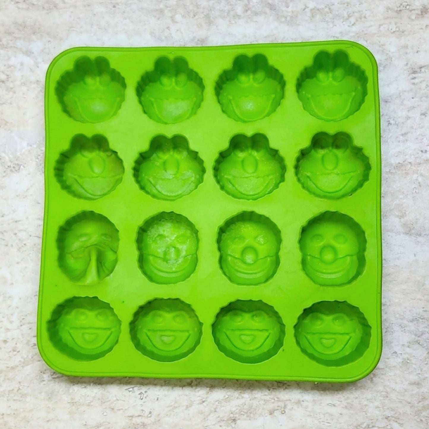 16 Cavity Character Face Plastic Mold - Wixy Soap - Soap Supply