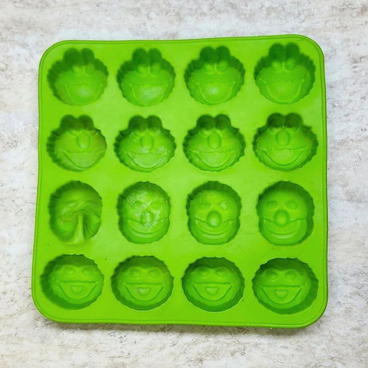 16 Cavity Character Face Plastic Mold - Wixy Soap - Soap Supply