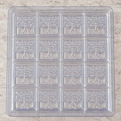 16 Cavity Plastic Mold Tree of Life - Wixy Soap - Soap Supply