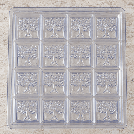 16 Cavity Plastic Mold Tree of Life - Wixy Soap - Soap Supply