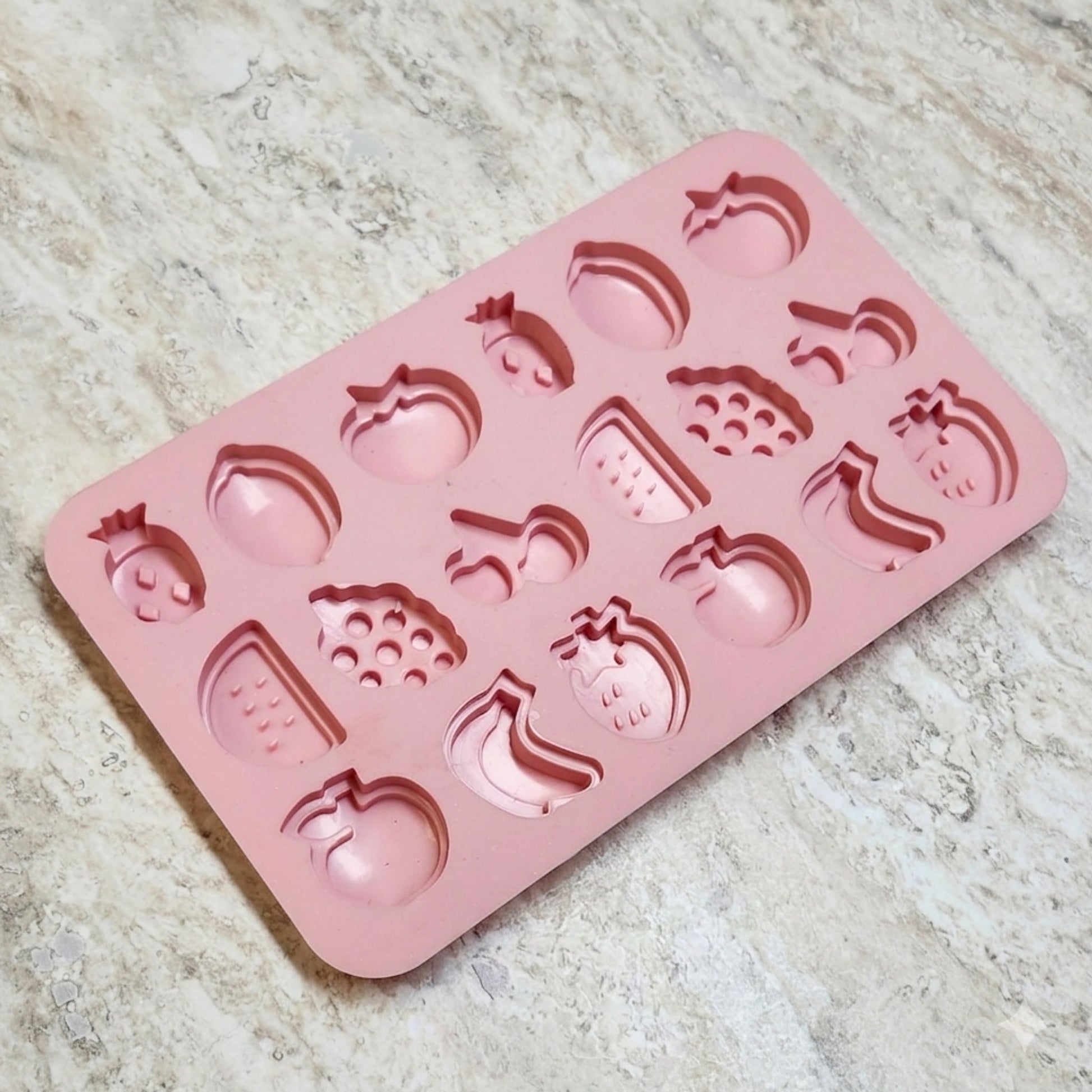 18 Cavity Fruits Silicone Mold - Wixy Soap - Soap Supply