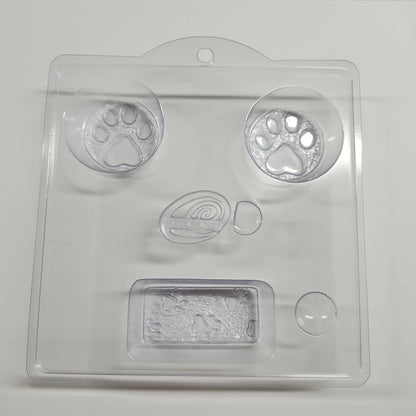 5 Cavity Plastic Mold Dog Variety