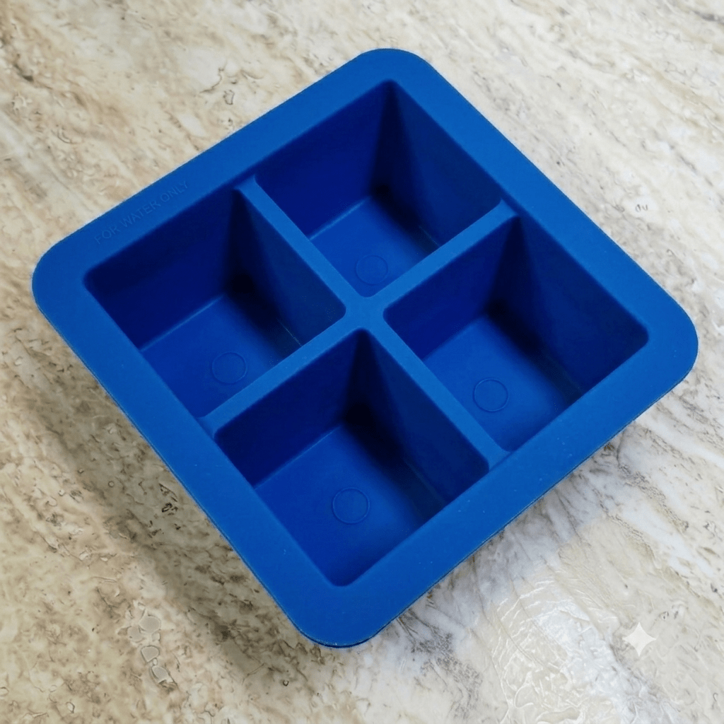 4 Cavity Square Silicone Mold - Wixy Soap - Soap Supply