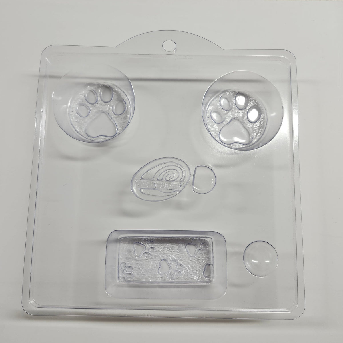 5 Cavity Plastic Mold Dog Variety - Wixy Soap - Soap Supply