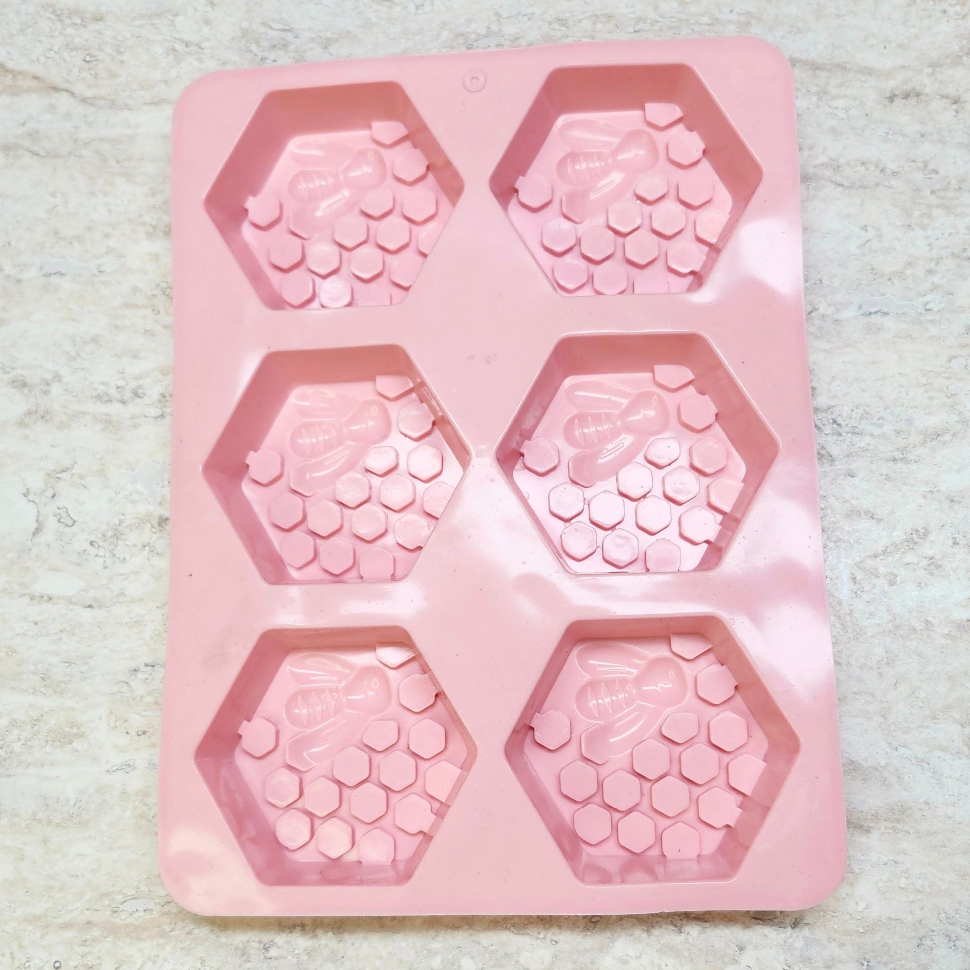 6 Cavity Beehive Silicone Mold - Wixy Soap - Soap Supply