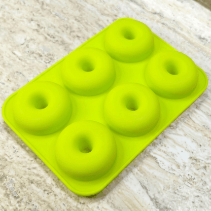 6 Cavity Donut Silicone Mold - Wixy Soap - Soap Supply