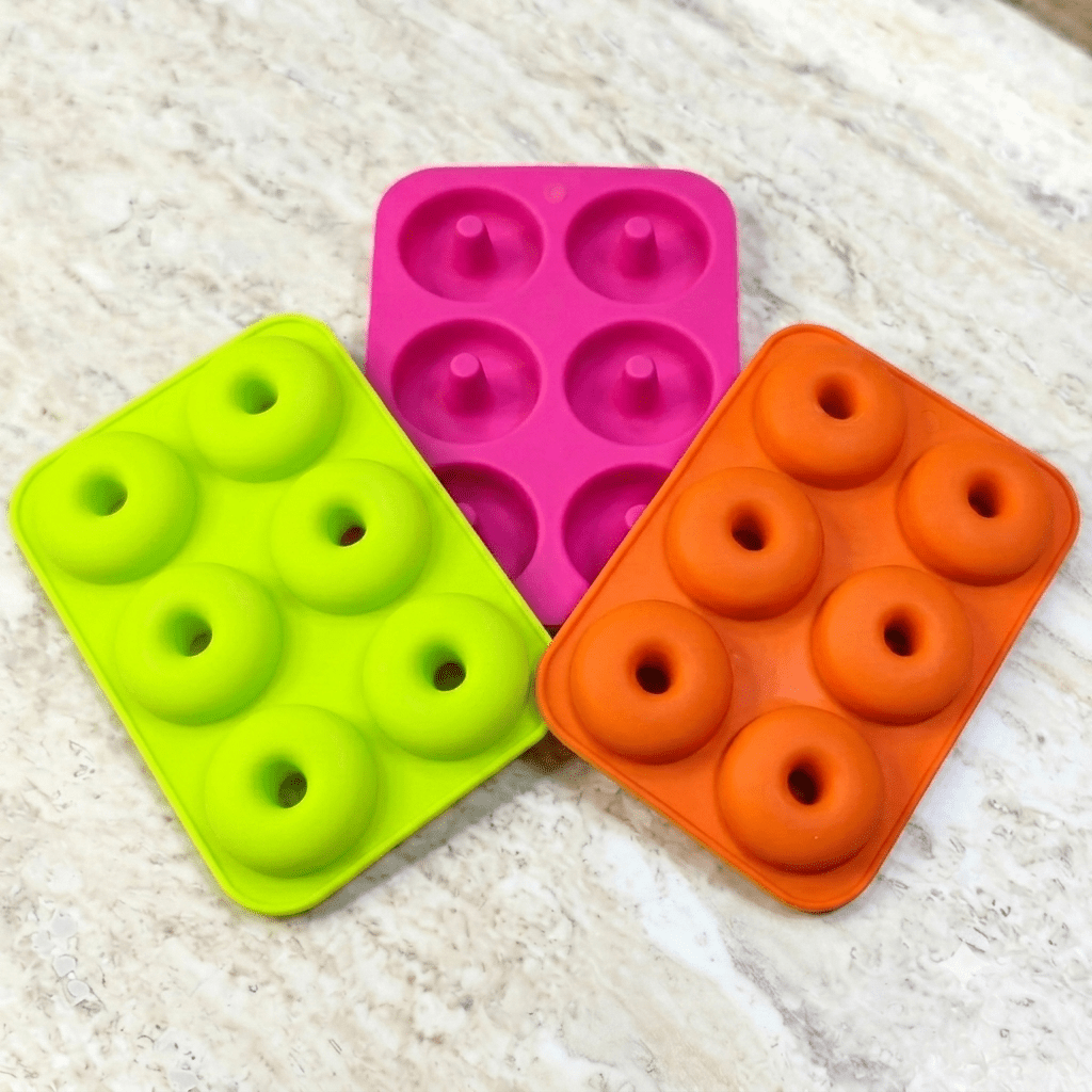 6 Cavity Donut Silicone Mold - Wixy Soap - Soap Supply