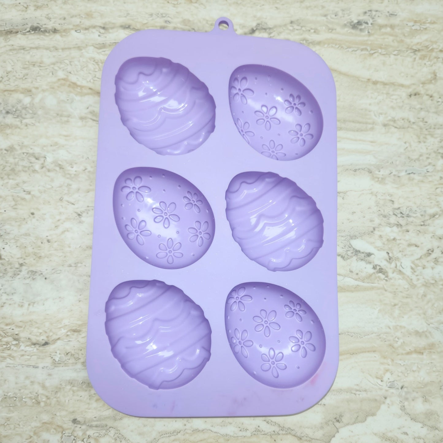 6 Cavity Egg Silicone Mold - Wixy Soap - Soap Supply