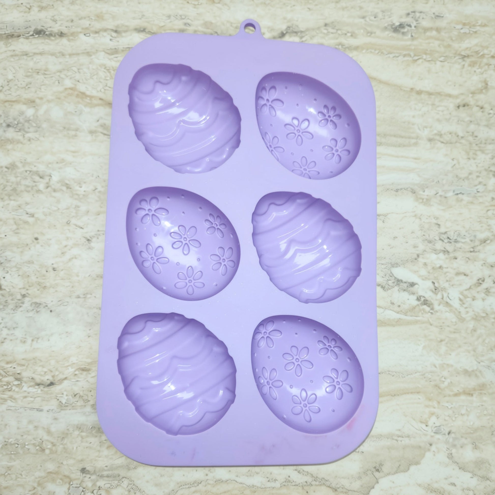 6 Cavity Egg Silicone Mold - Wixy Soap - Soap Supply