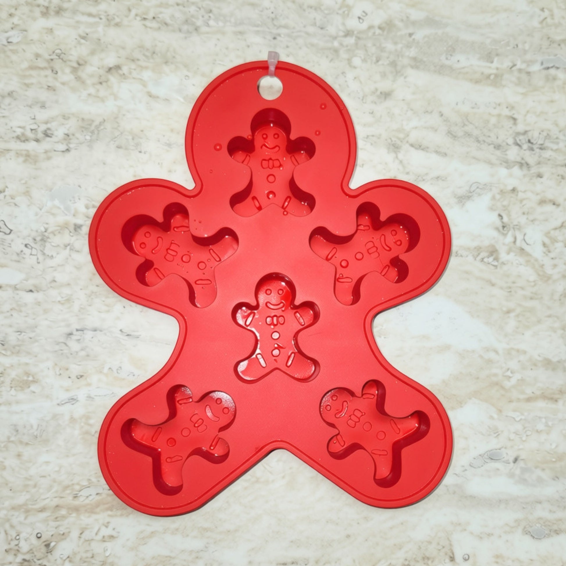 6 Cavity Gingerbread Silicone Mold - Wixy Soap - Soap Supply