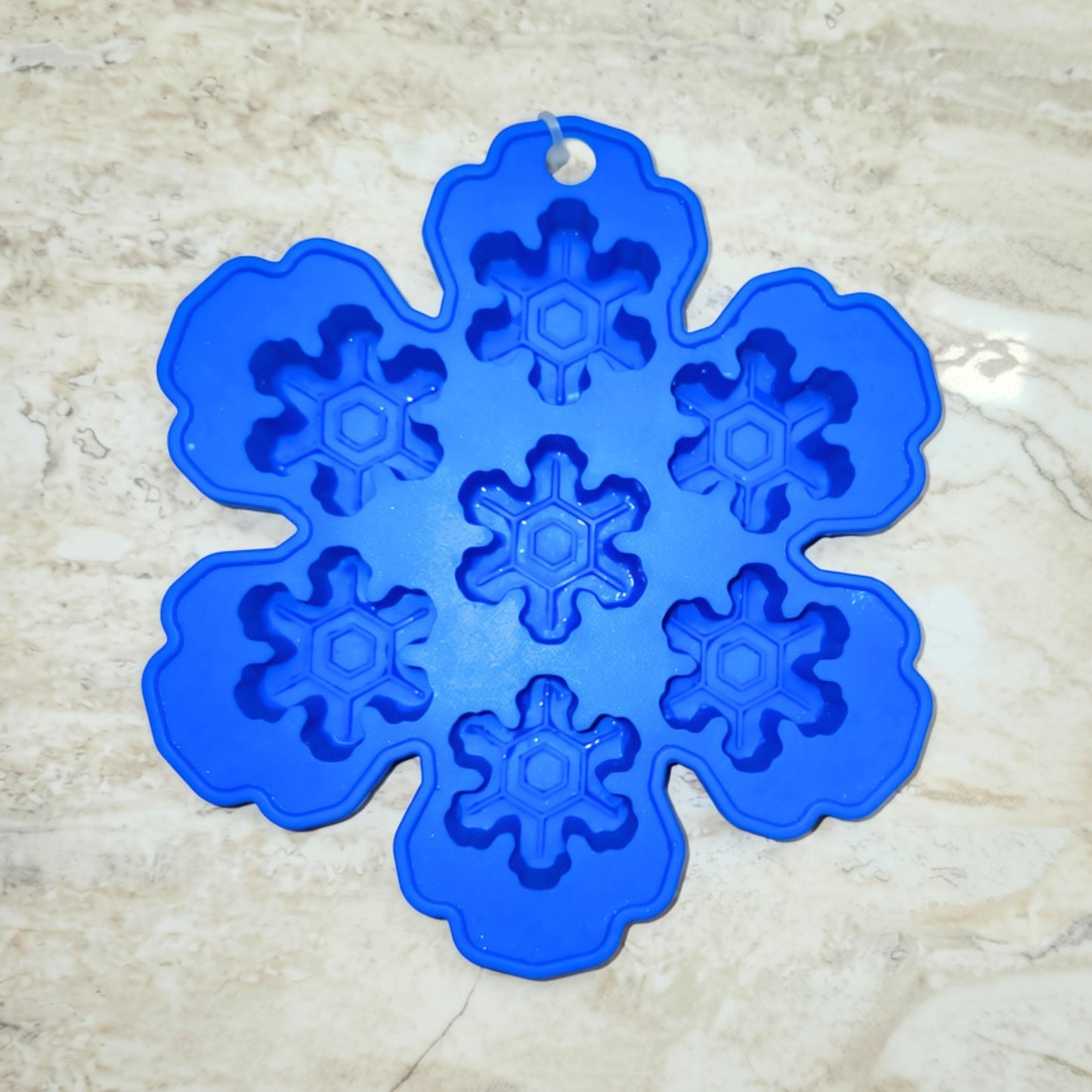 7 Cavity Snowflakes Silicone Mold - Wixy Soap - Soap Supply