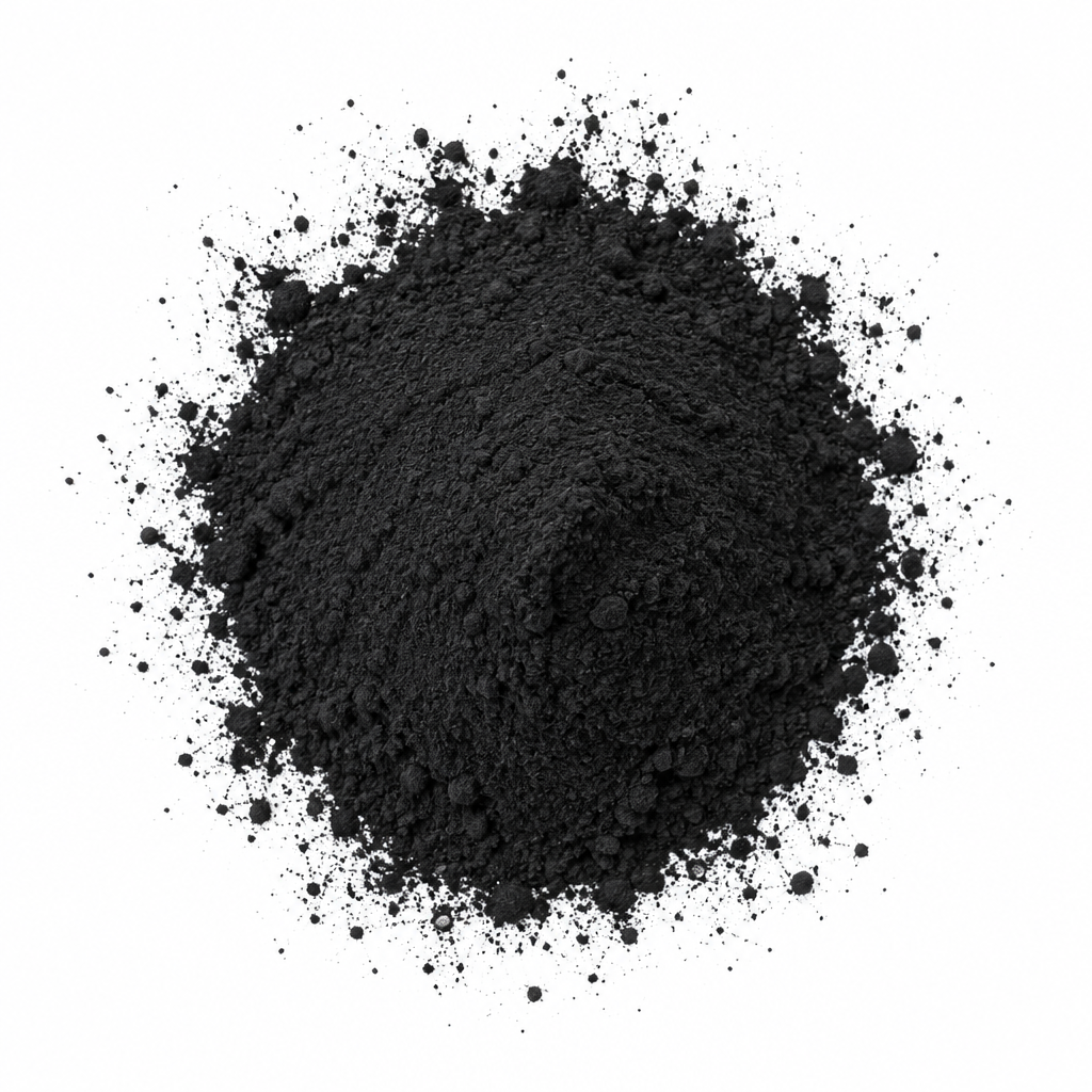 Black Iron Oxide CI 77499 cosmetic pigment for makeup, soap and cosmetic colour blending from Wixy Soap Canada