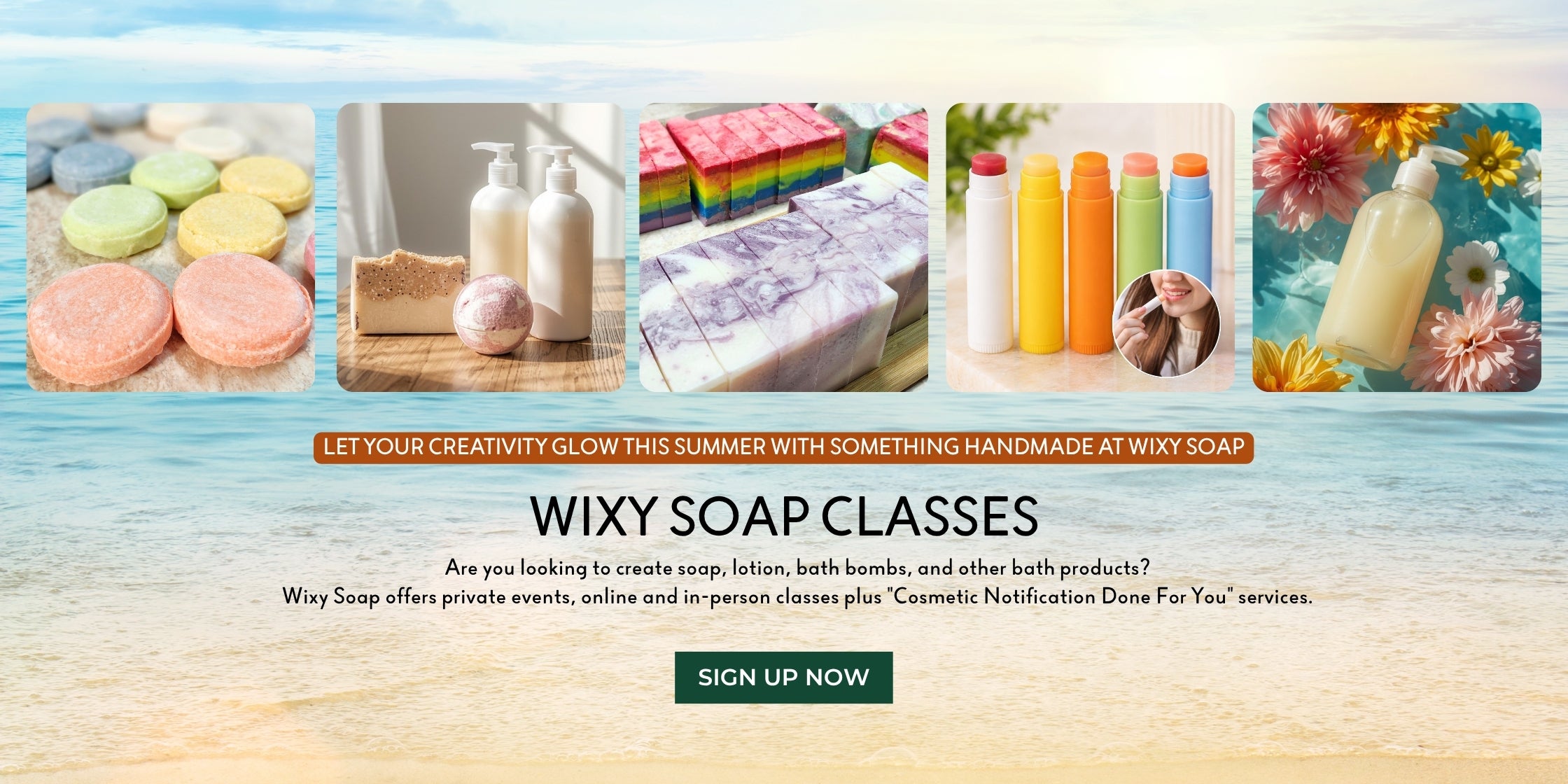 Wixy Soap Bath & Beauty Classes and Supplies