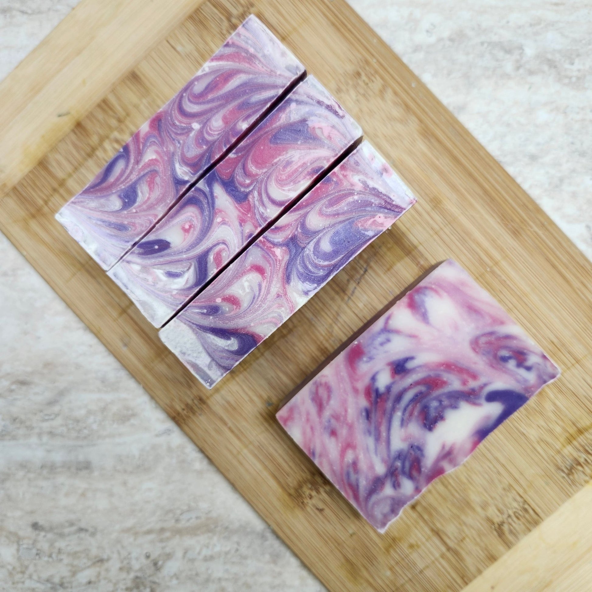 Black Raspberry Vanilla Handmade Soap - Wixy Soap - Handmade Soap