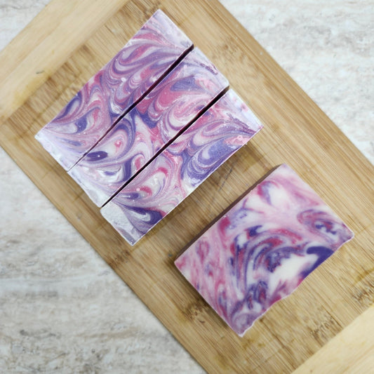 Black Raspberry Vanilla Handmade Soap - Wixy Soap - Handmade Soap