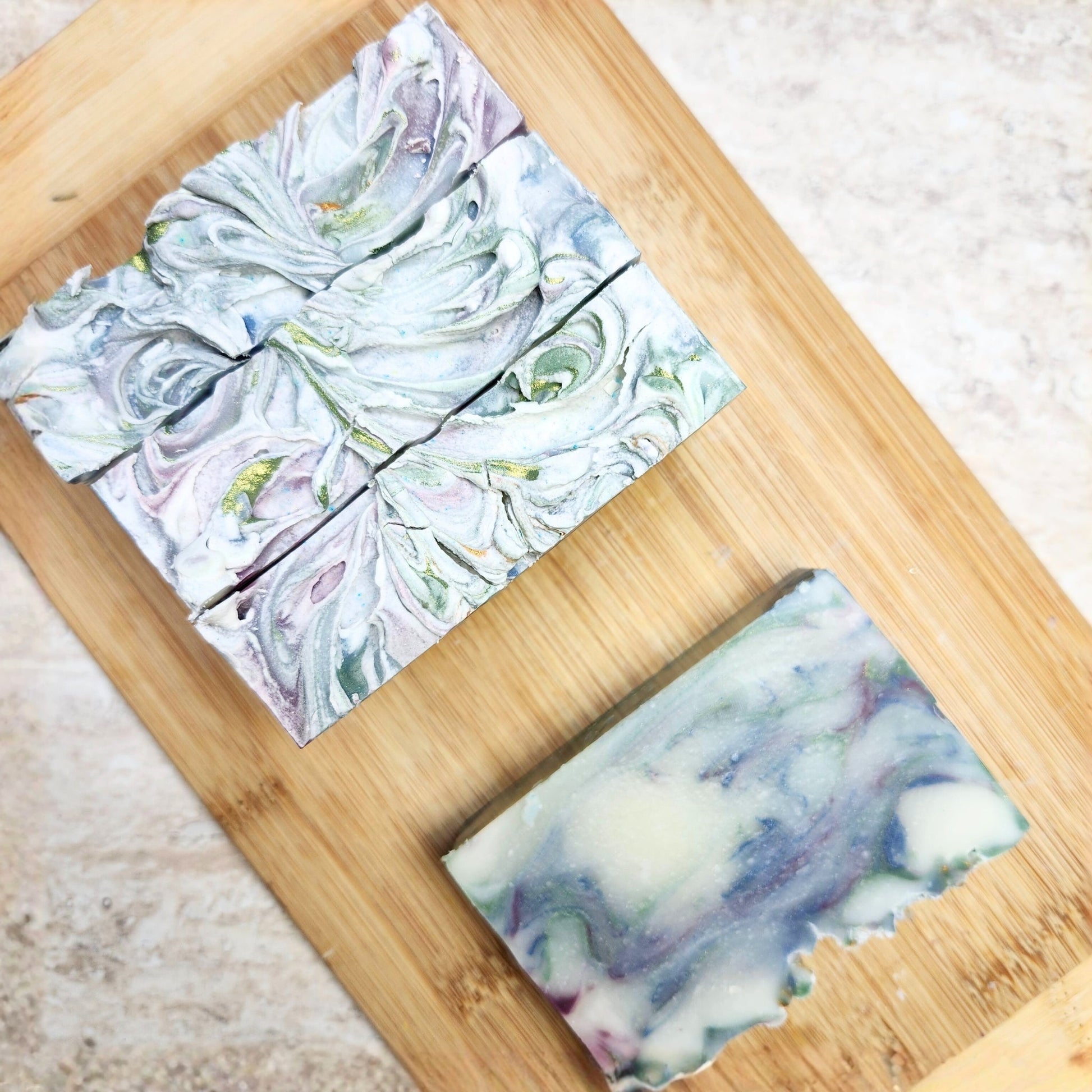 Blue Sage and Sandalwood Handmade Soap - Wixy Soap - Handmade Soap