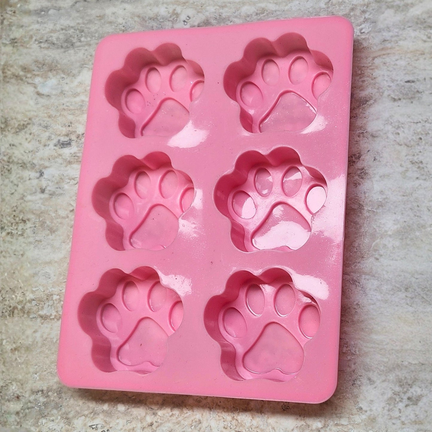 Dog Paw Silicone Mold - Wixy Soap - Soap Supply