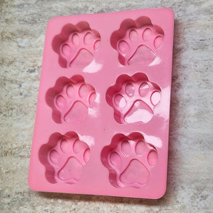 Dog Paw Silicone Mold - Wixy Soap - Soap Supply