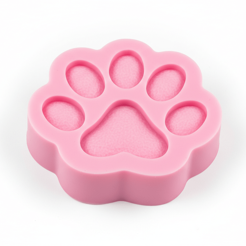 Dog Paw Silicone Mold - Wixy Soap - Soap Supply