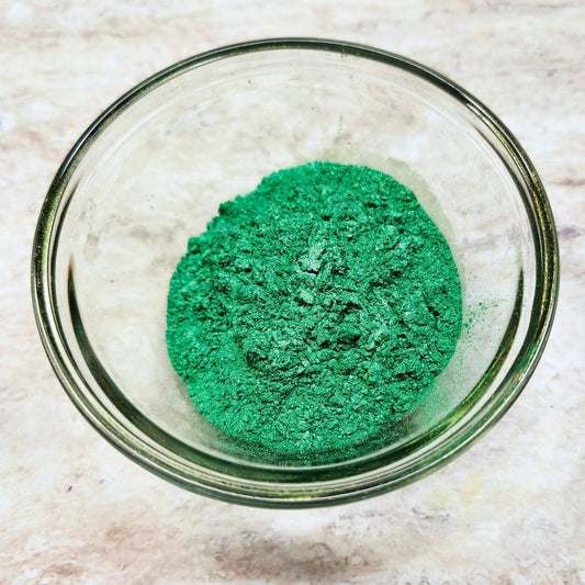 Foxy Dark Green Mica - Wixy Soap - Colorant