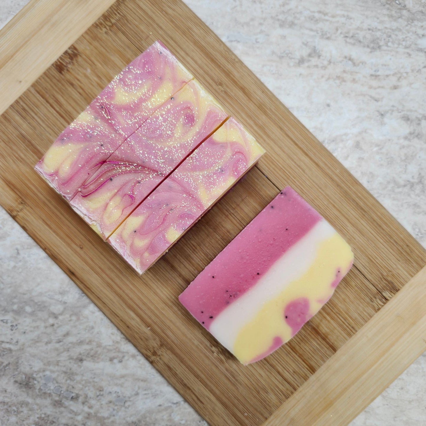 Juicy Watermelon & Lemonade Handmade Soap - Wixy Soap - Handmade Soap