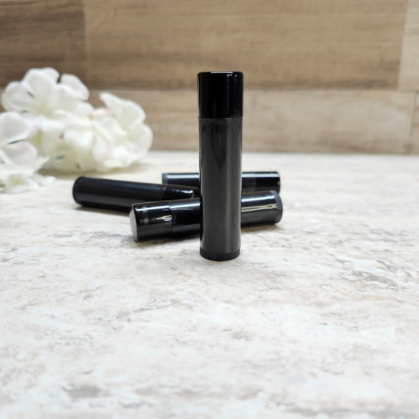 Lip Balm Tubes Type A Black - Wixy Soap - Body Care
