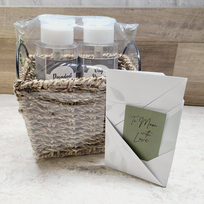 Seagrass Baskets with Sleek Metal Handles - Wixy Soap - Soap Supply
