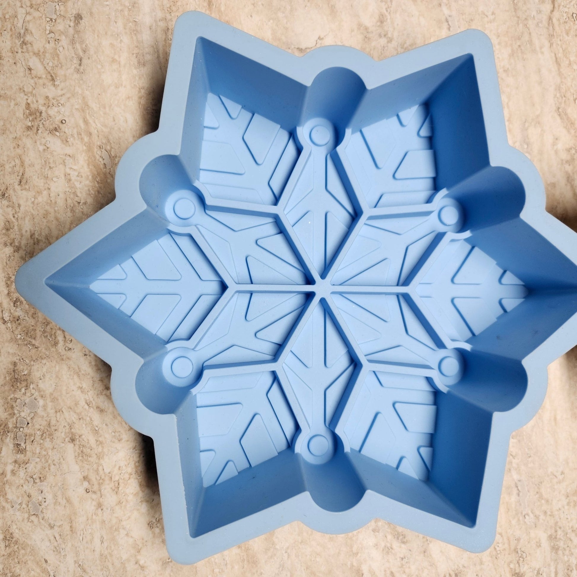 Snowflake Silicone Soap Mold - Wixy Soap - Soap Supply