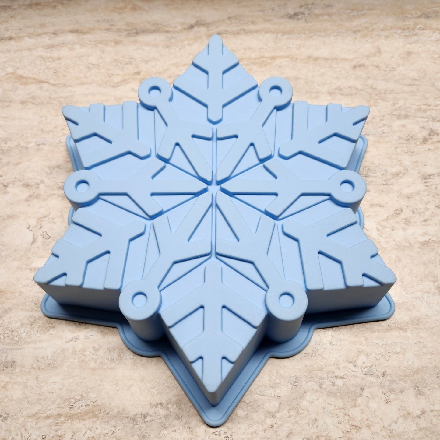 Snowflake Silicone Soap Mold - Wixy Soap - Soap Supply