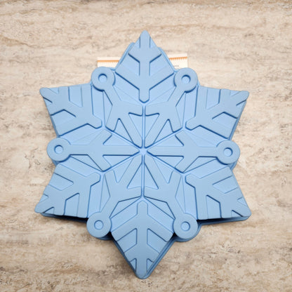 Snowflake Silicone Soap Mold - Wixy Soap - Soap Supply