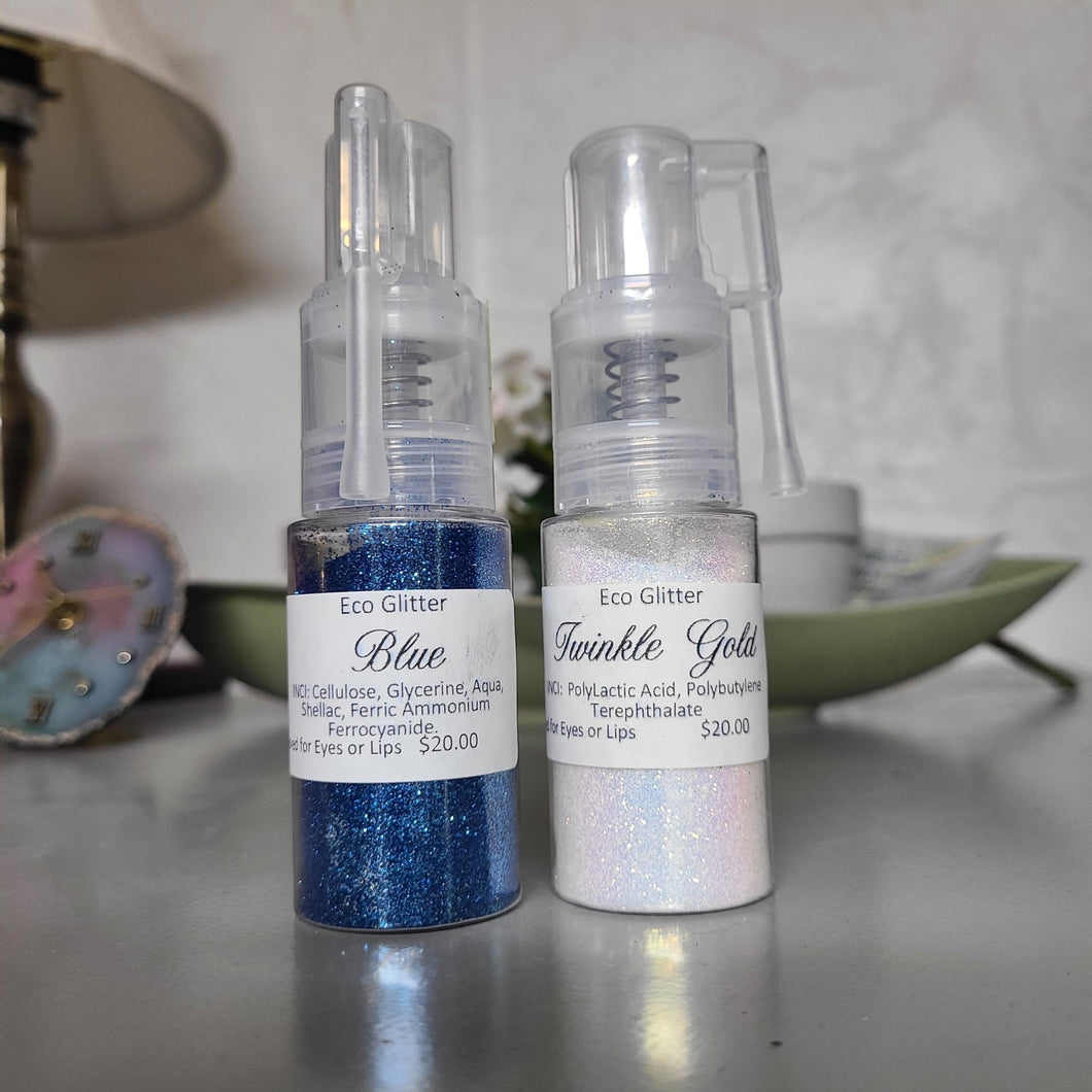 Eco Glitter Blue Duster - Wixy Soap - Colorant